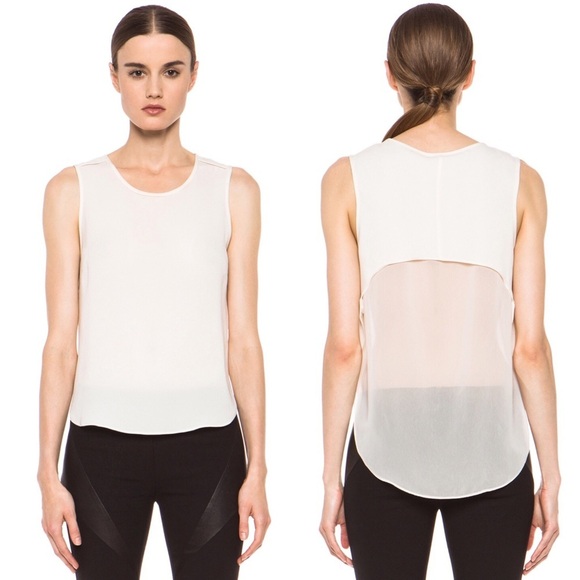 NWT Rag & Bone Fleet Top in White Sz Medium - Picture 2 of 7